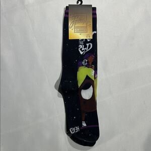 Juice Wrld Black Graphic Crew Socks